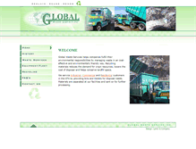 Tablet Screenshot of globalwasteservice.ca